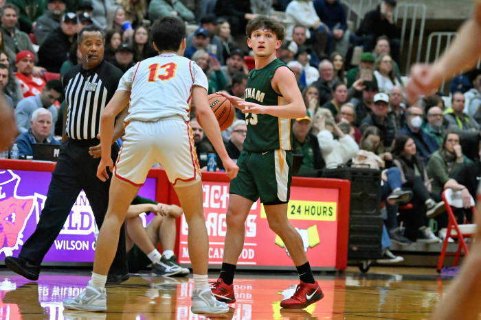 a Putnam North Eugene 5A Oregon boys basketball quarterfinal 2024 Leon Neuschwander 35